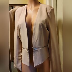 Shinestar Women' Rose Zipped  Around Rose Jacket Size XL